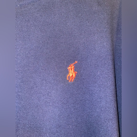 POLO Ralph Lauren Custom Slim Fit Navy Tee | Men’s Size Large - Picture 8 of 9